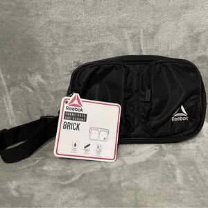 NWT Reebok Black Unisex Fanny Pack Belt Bag Adjustable Strap